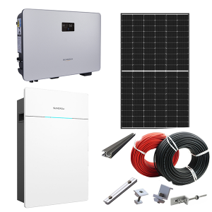 Sistem fotovoltaic monofazat 6kW + 5kW stocare, cu instalare inclusa, SUNGROW